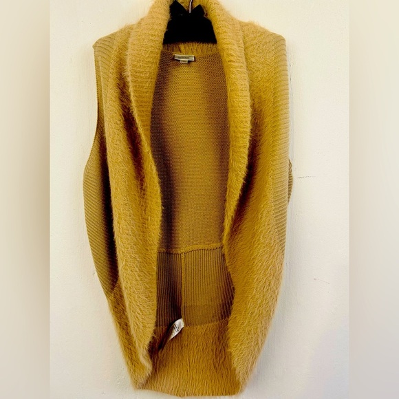 Avenue, beige, fuzzy sweater vest - $15 - Picture 1 of 6